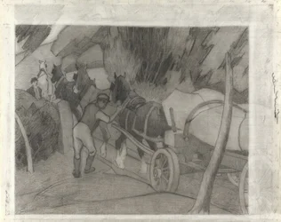 Holztransport, ca. 1917